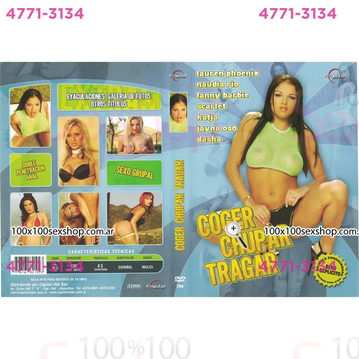 Cód: CA DVD-784 - Pelicula DVD: COGER TRAGAR CHUPAR - $ 4900