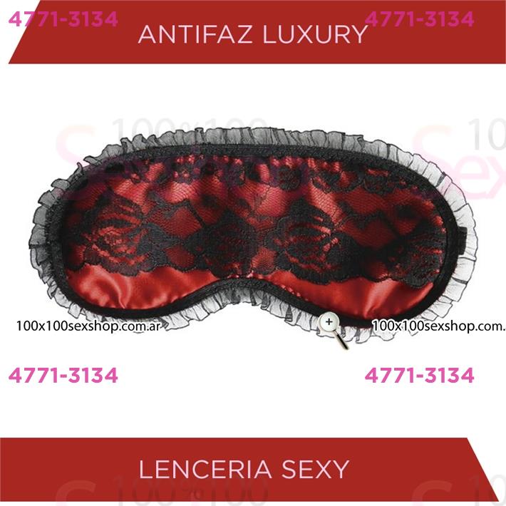 Cód: CA GALR - Antifaz luxury rojo - $ 1400
