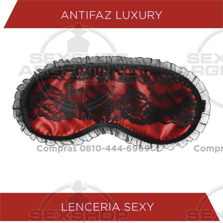  - Antifaz luxury rojo