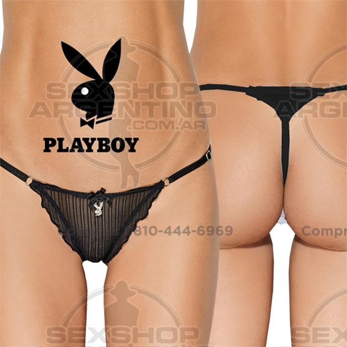 Sexy Gift Colaless string de tul con volados Negra