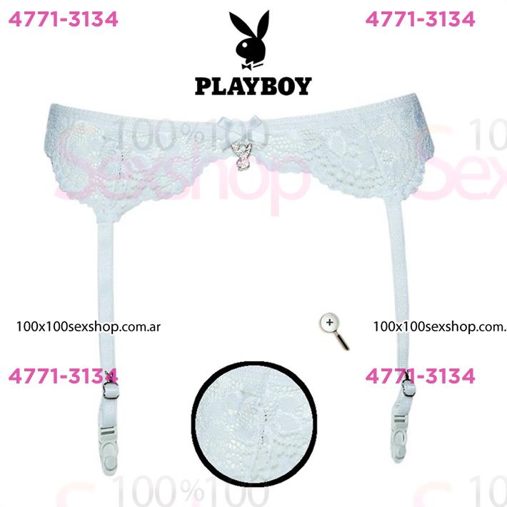 Cód: CA K1882F-B - Portaligas premium blanco Playboy - $ 17600