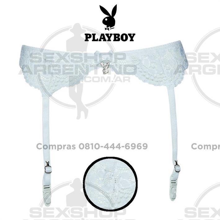  - Portaligas premium blanco Playboy