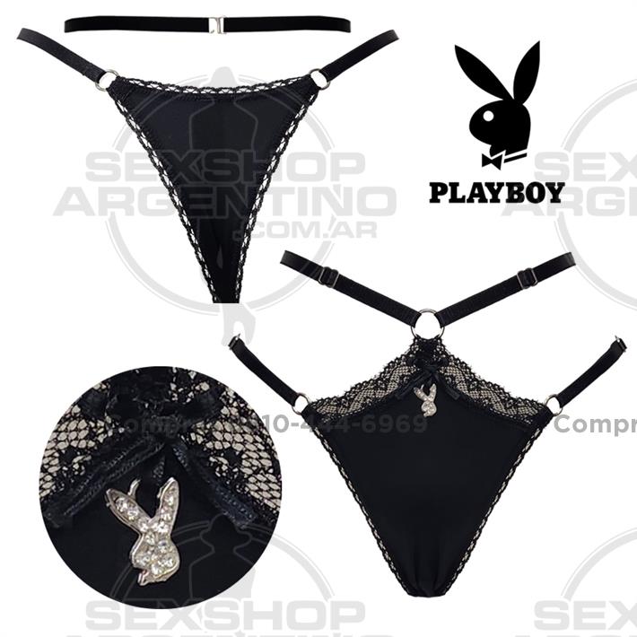 Colaless string de microfibra  negra