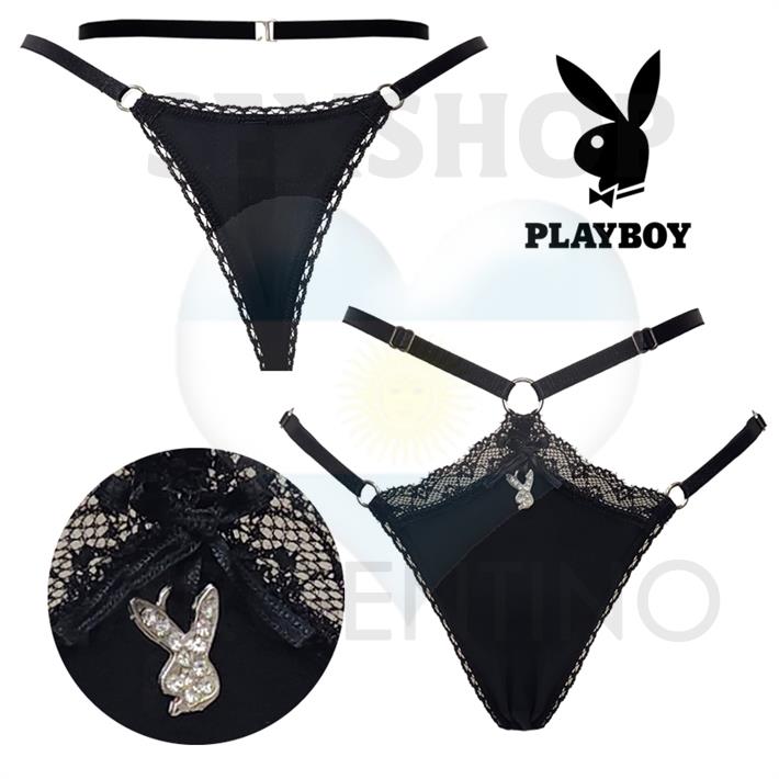 Colaless string de microfibra  negra