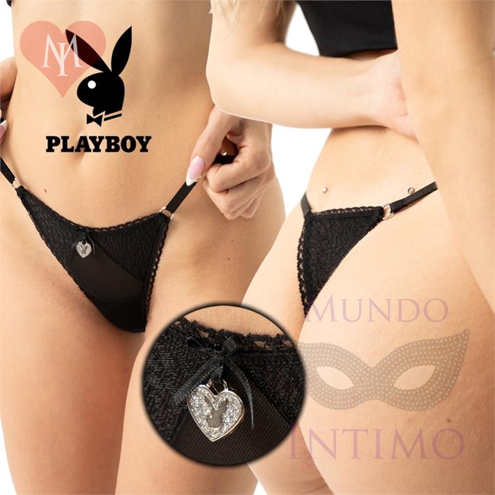 Colaless String de Tul Labrado y Tul negra