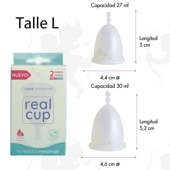 Cód: RCUP35 - Kit de copas menstruales Large - $ 2390