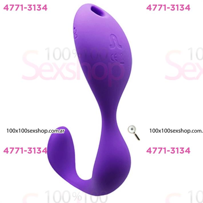 Cód: CA SS-AD-10883 - Estimulador de clitoris con control remoto y carga usb - $ 93500