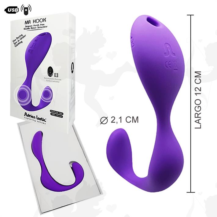 Estimulador de clitoris con control remoto y carga usb