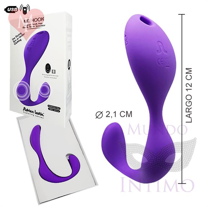  Estimulador de clitoris con control remoto y carga usb 