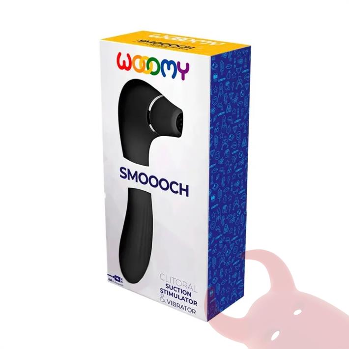 Smoooch Black - Succionador de clitoris con carga USB