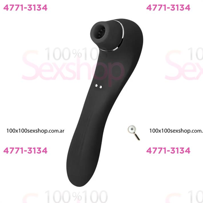 Smoooch Black - Succionador de clitoris con carga USB