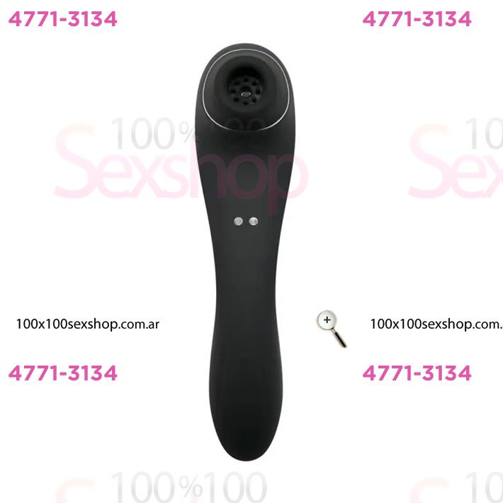 Smoooch Black - Succionador de clitoris con carga USB