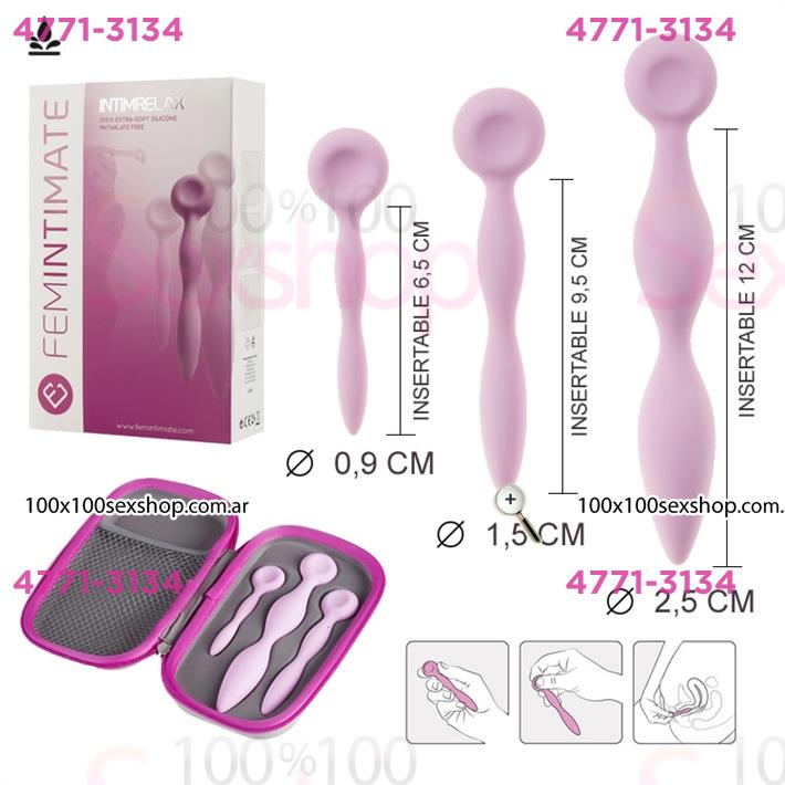 Cód: CA SS-AD-20371 - Kit de dilatadores vaginales Intimrelax - $ 66400