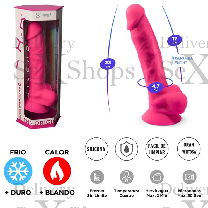  THE ORIGIN - Dildo de Silicon Termorreactivo (Modelo 9