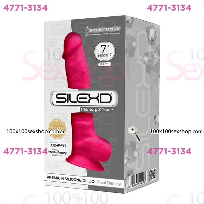 Dildo Rosa Premium Real Skin Model 1 de 18 centimetros con ventosa