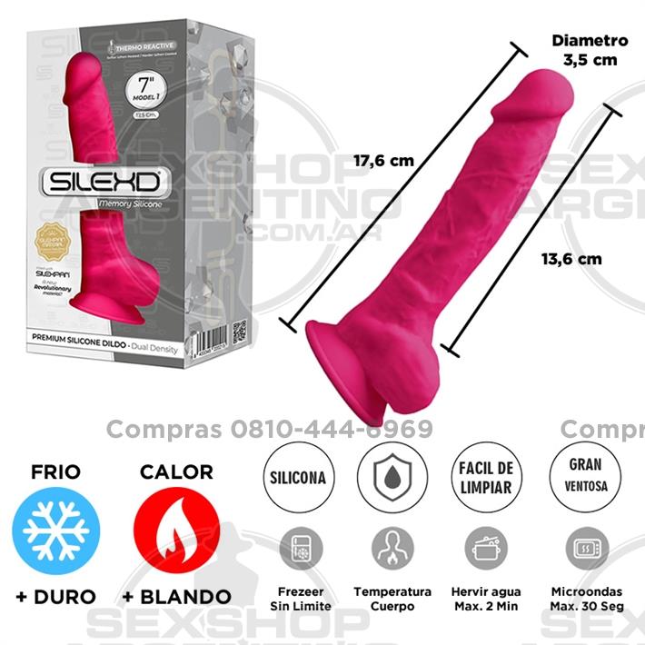 Dildo Rosa Premium Real Skin Model 1 de 18 centimetros con ventosa