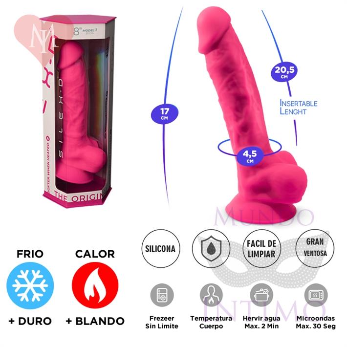  THE ORIGIN - Dildo Termorreactivo de Silicona Premium (Modelo 8