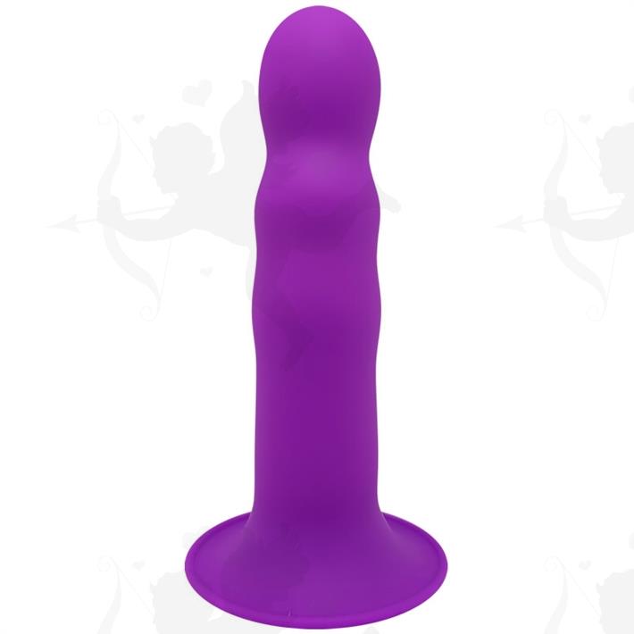 HITSENS 3 - Dildo de Silicona de Doble Densidad (Color Lila)