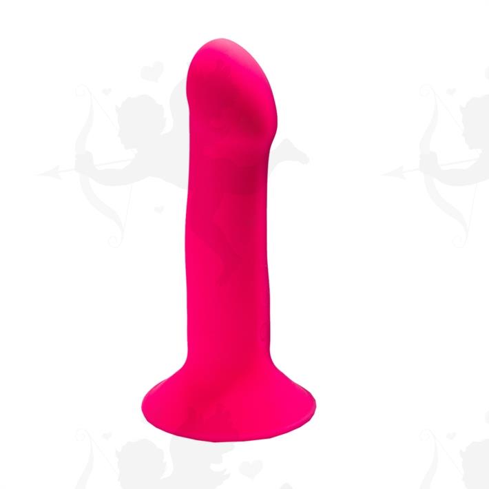 Cód: SS-AD-24511 - Dildo flexible rosa con sopapa y vibracion - $ 33400