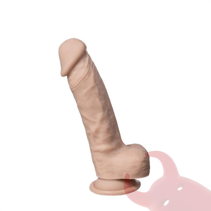 Real Skin Model 1 - Dildo con funcion Termoreactiva de Silicona Líquida de 18 cm