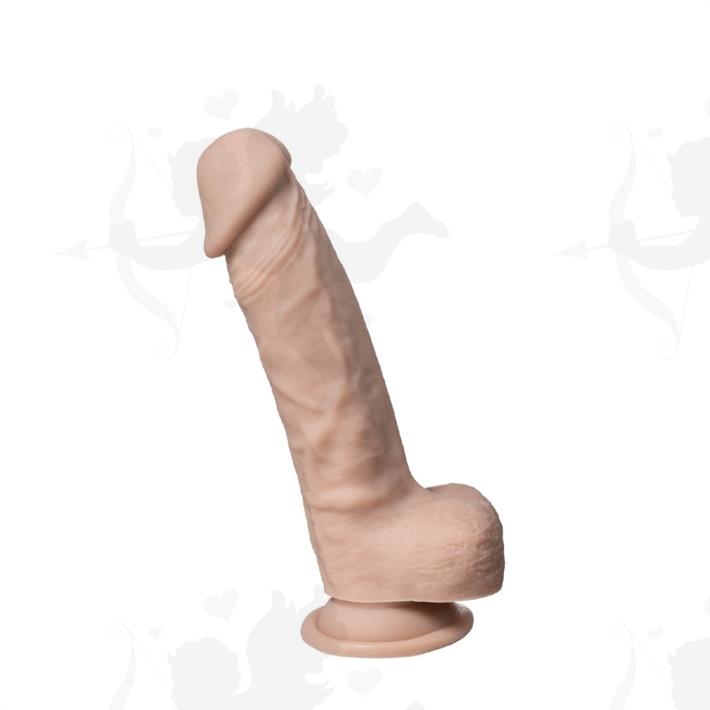 Real Skin Model 1 - Dildo con funcion Termoreactiva de Silicona Líquida de 18 cm