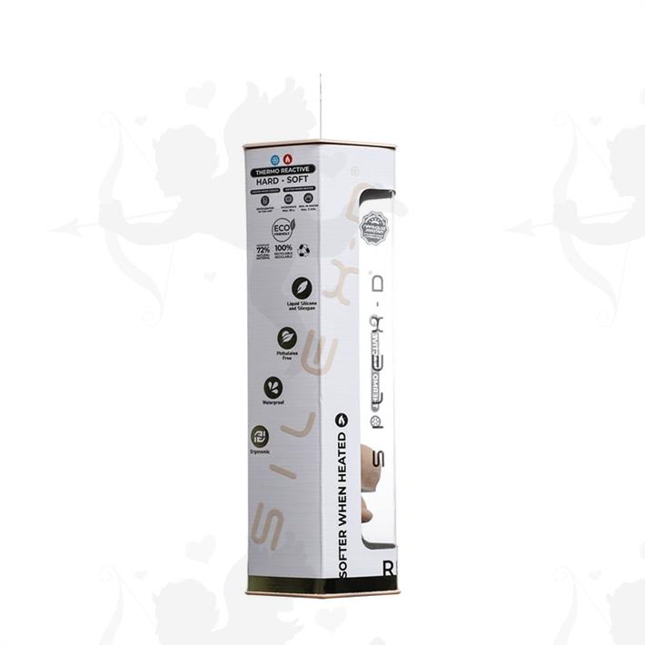 Real Skin Model 1 - Dildo con funcion Termoreactiva de Silicona Líquida de 18 cm