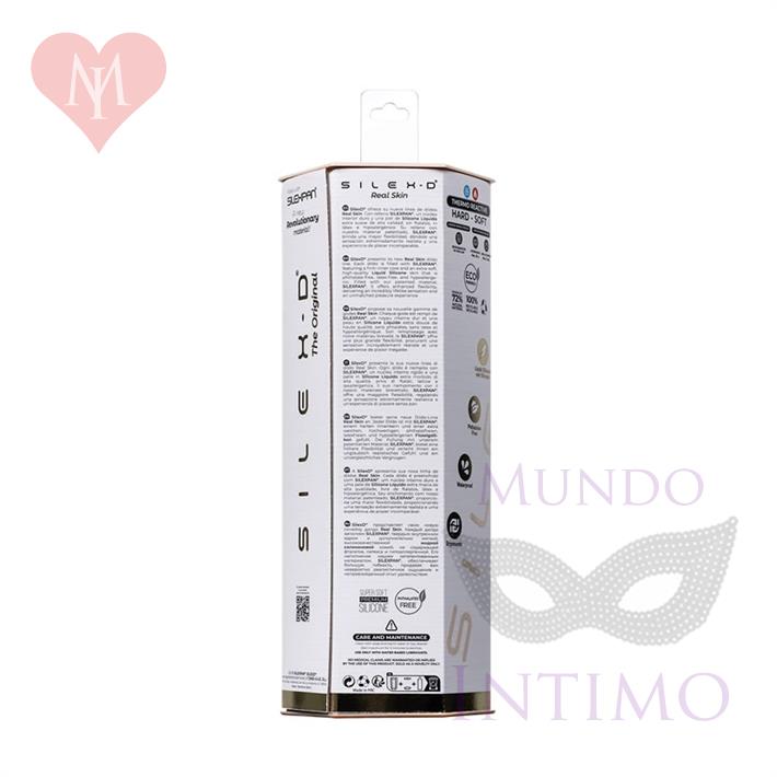 Real Skin Model 1 - Dildo con funcion Termoreactiva de Silicona Líquida de 18 cm
