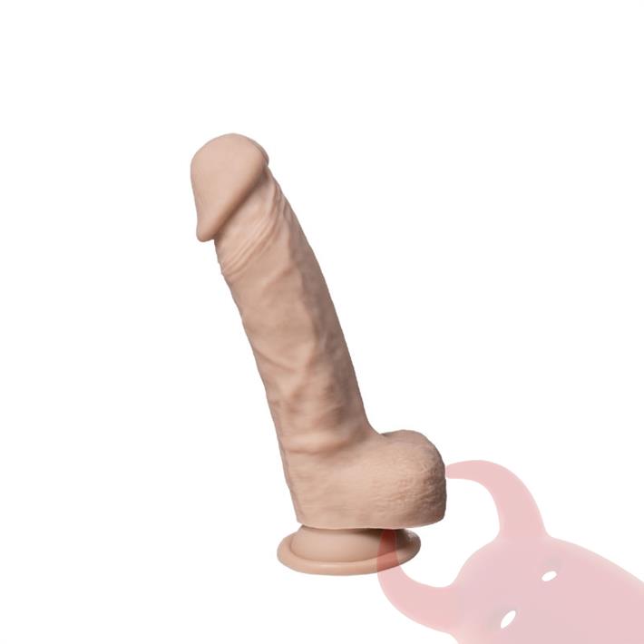 Real Skin Model 1 - Dildo Termoreactivo de Silicona de 20 cm