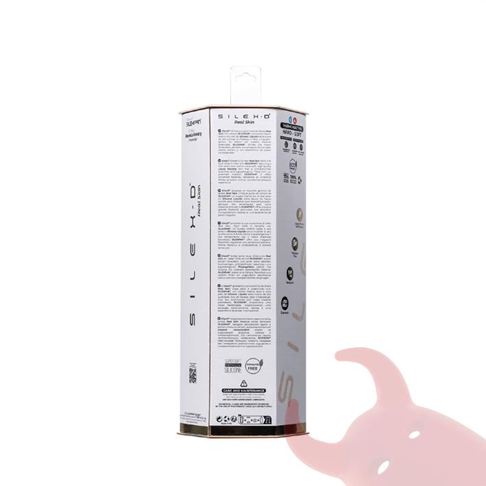 Real Skin Model 1 - Dildo Termoreactivo de Silicona de 20 cm