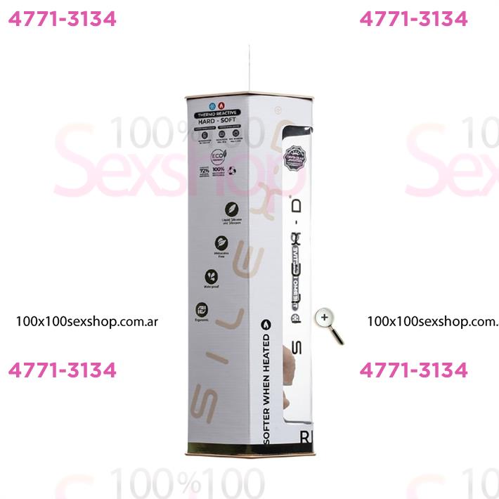 Real Skin Model 1 - Dildo Termoreactivo de Silicona de 20 cm