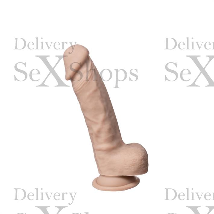 Real Skin Model 1 - Dildo Termoreactivo de Silicona de 20 cm