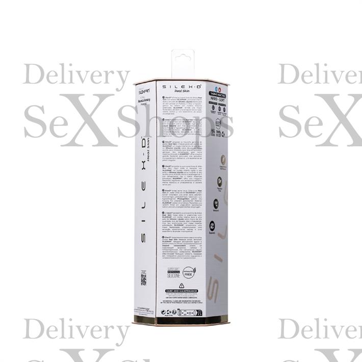 Real Skin Model 1 - Dildo Termoreactivo de Silicona de 20 cm