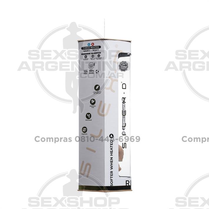 Real Skin Model 1 - Dildo Termoreactivo de Silicona de 20 cm