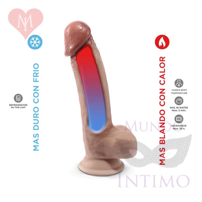 Dildo Premium Real Skin Model 1 de 18 centimetros con ventosa