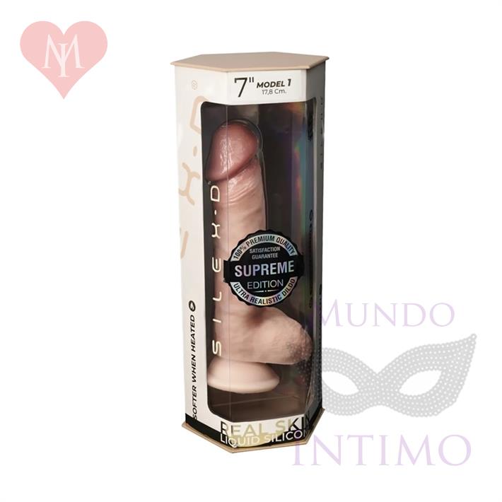 Dildo Premium Real Skin Model 1 de 18 centimetros con ventosa