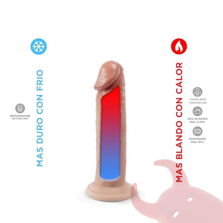 Dildo Real Skin Model 2 de 15 centimetros con ventosa