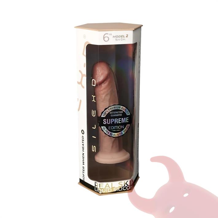 Dildo Real Skin Model 2 de 15 centimetros con ventosa