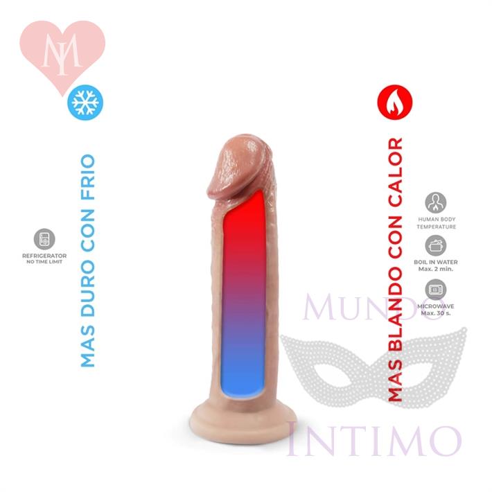 Dildo Real Skin Model 2 de 15 centimetros con ventosa
