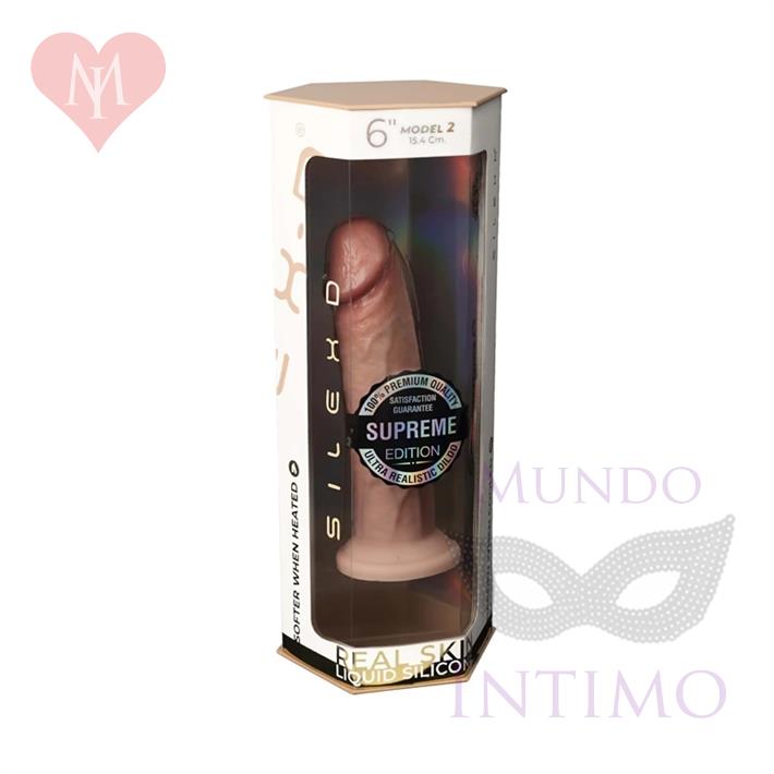 Dildo Real Skin Model 2 de 15 centimetros con ventosa