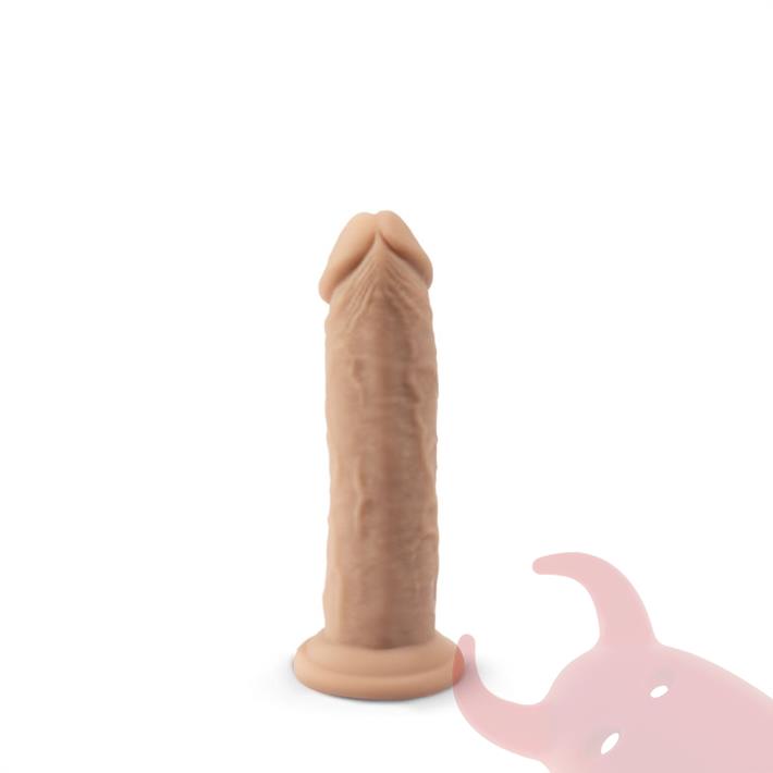 Real Skin Model 2 - Dildo Termorreactivo de Silicona Líquida de 15 cm