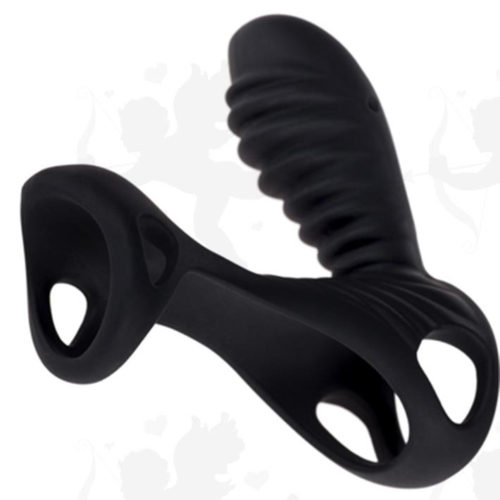Gladiator anillo doble estimulacion vaginal y clitorial USB