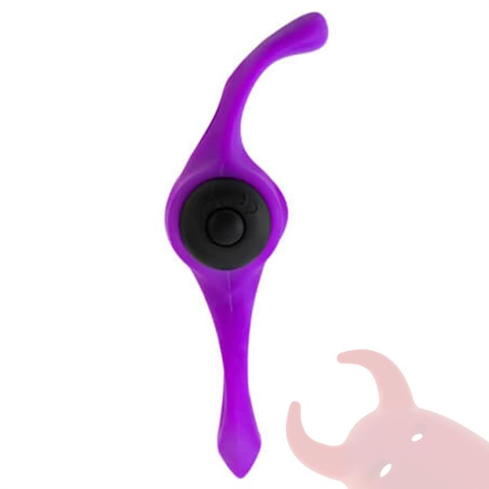 Anillo vibrador con estimulador de clitoris