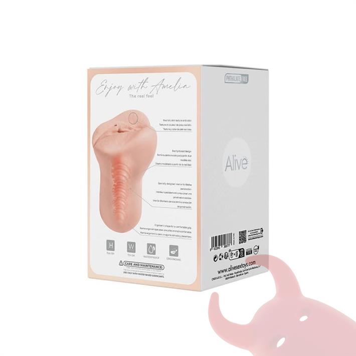 Amelia Masturbador Super Realista con Vagina en silicona de grado Medico