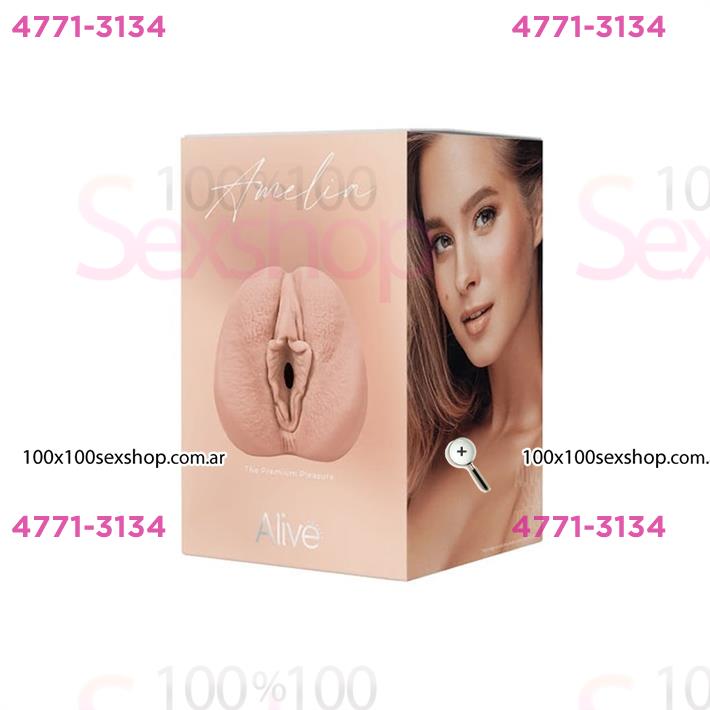 Amelia Masturbador Super Realista con Vagina en silicona de grado Medico