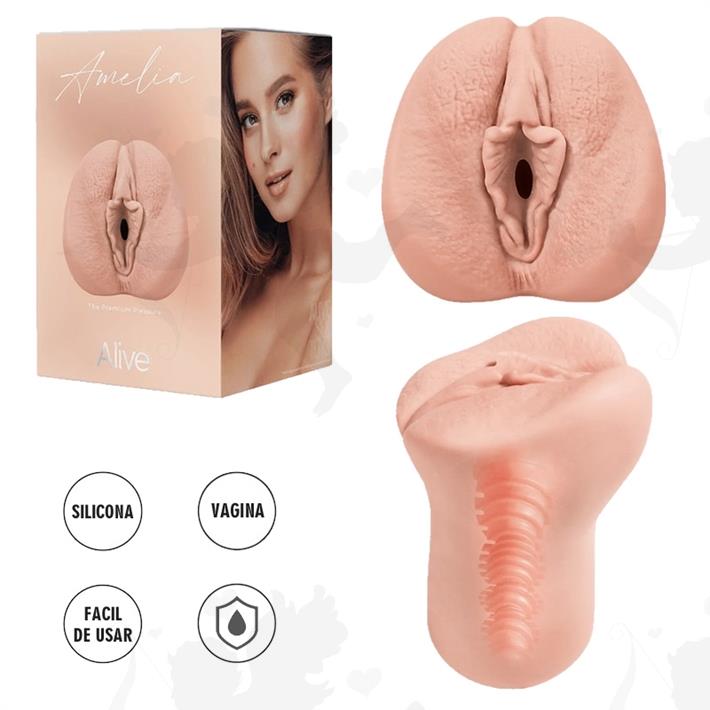 Cód: SS-AD-30877 - Amelia Masturbador Super Realista con Vagina en silicona de grado Medico - $ 52000