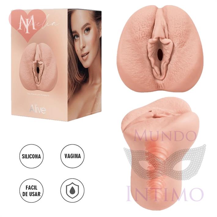Amelia Masturbador Super Realista con Vagina en silicona de grado Medico