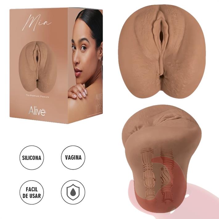Mia Masturbador Super Realista con Vagina y Ano 
