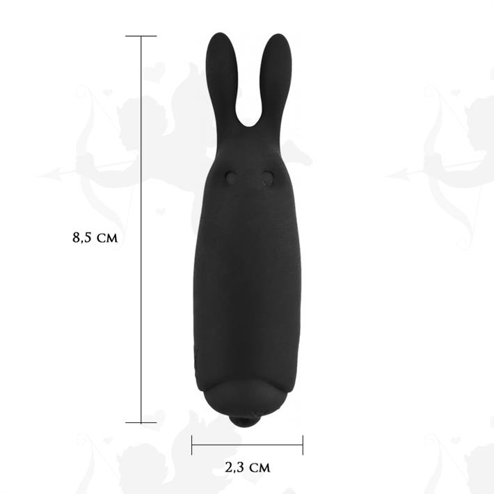 Cód: SS-AD-33499 - Lastick bala vibradora con forma conejo negro - $ 6570