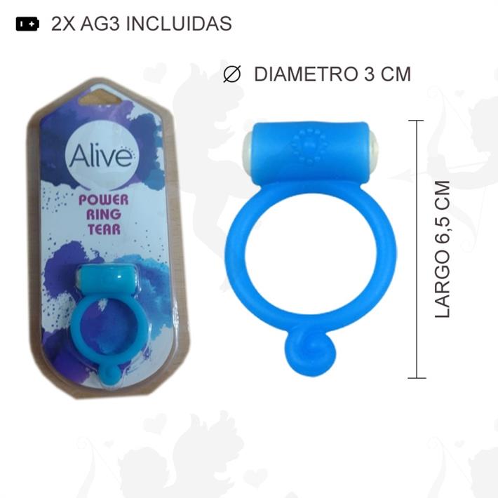 Anillo con vibrador de varias velocidades