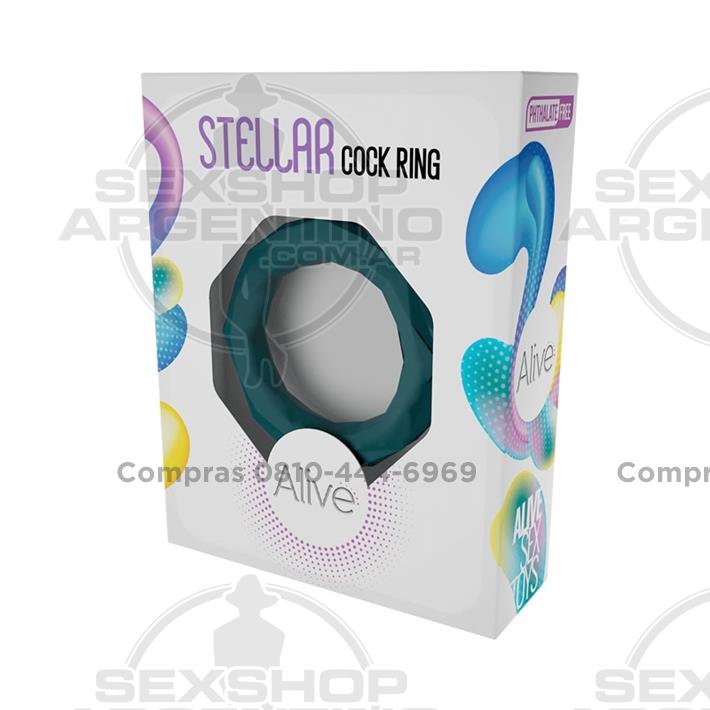 Stellar - Anillo de Pene Elástico para retrasar la eyaculacion